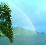 Rainbow Over Pago Harbor